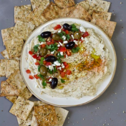 Loaded Mediterranean Hummus